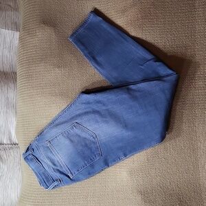 Good American Light Wash Good Legs Crop Skinny Jeans, Size 2 26